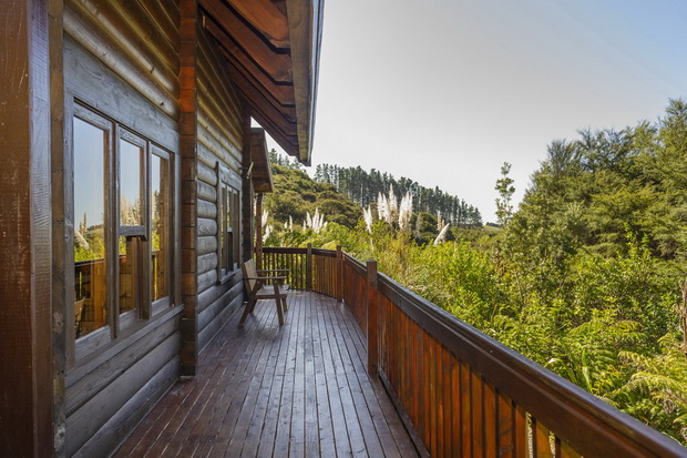 Bush Chalet - sun deck/patio