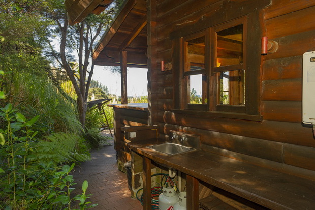 Bush Chalet - fish cleaning station