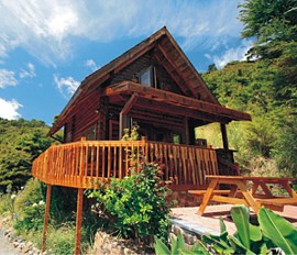 Hofer Chalets holiday accommodation private and self contained Coromandel NZ
